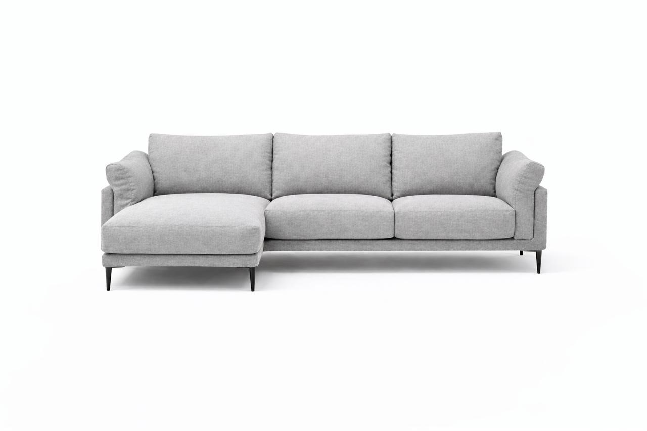 Sofá Seccional Moderno Milan con Chaise Longue Izquierdo