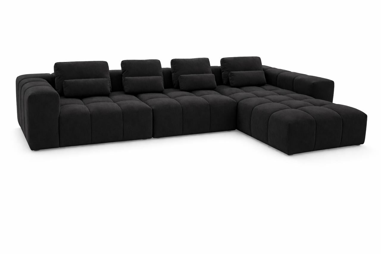 Sofá Modular en L con Chaise Longue Derecho – Capitoné