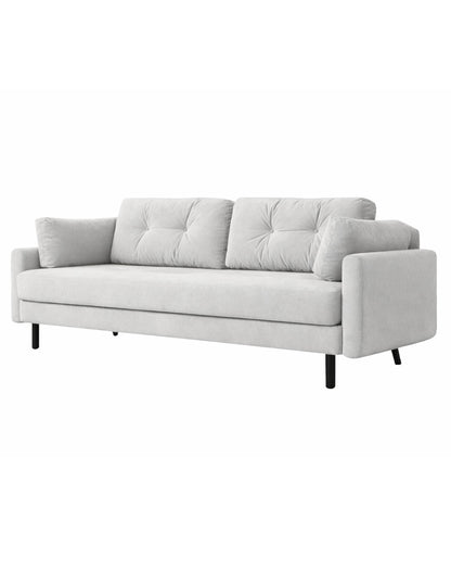 Sofa 3 plazas Corner patas en acabado Negro