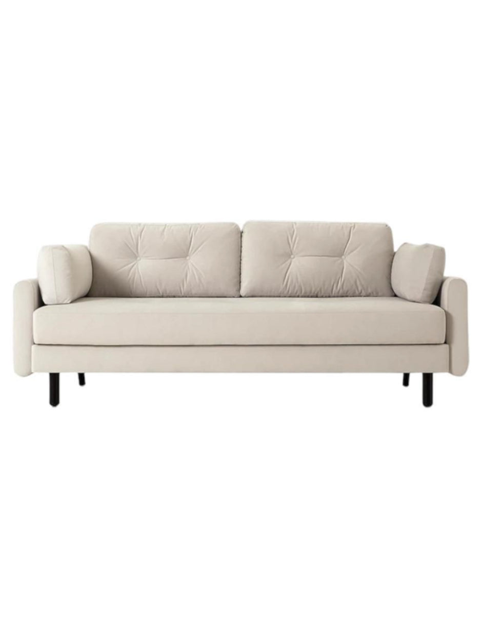 Sofa 3 plazas Corner patas en acabado Negro