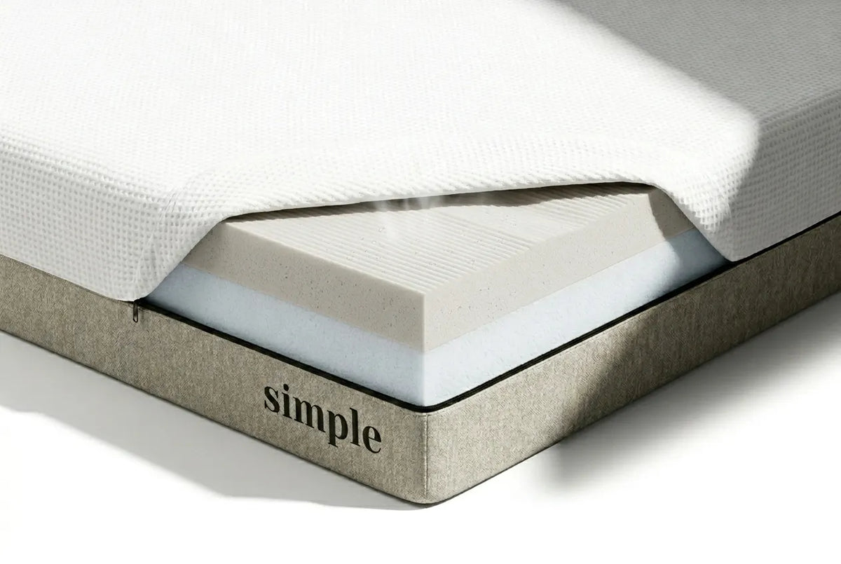 Colchón Memory Foam Queen Size 150x190 cm | SIMPLE