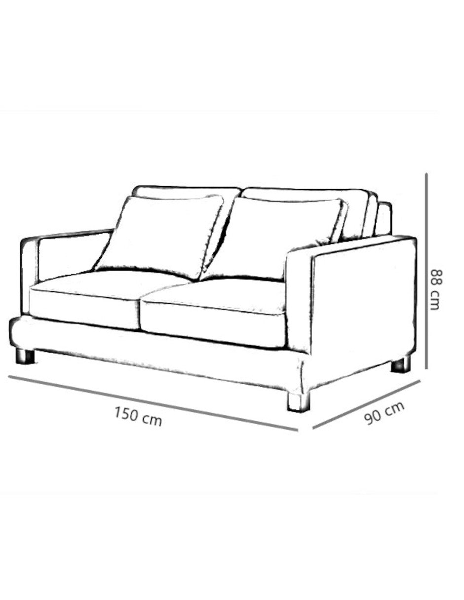 Sofa 2 plazas Modelo Edmonton /