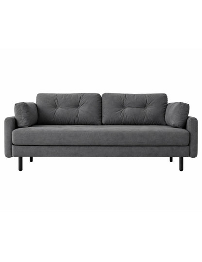 Sofa 3 plazas Corner patas en acabado Negro