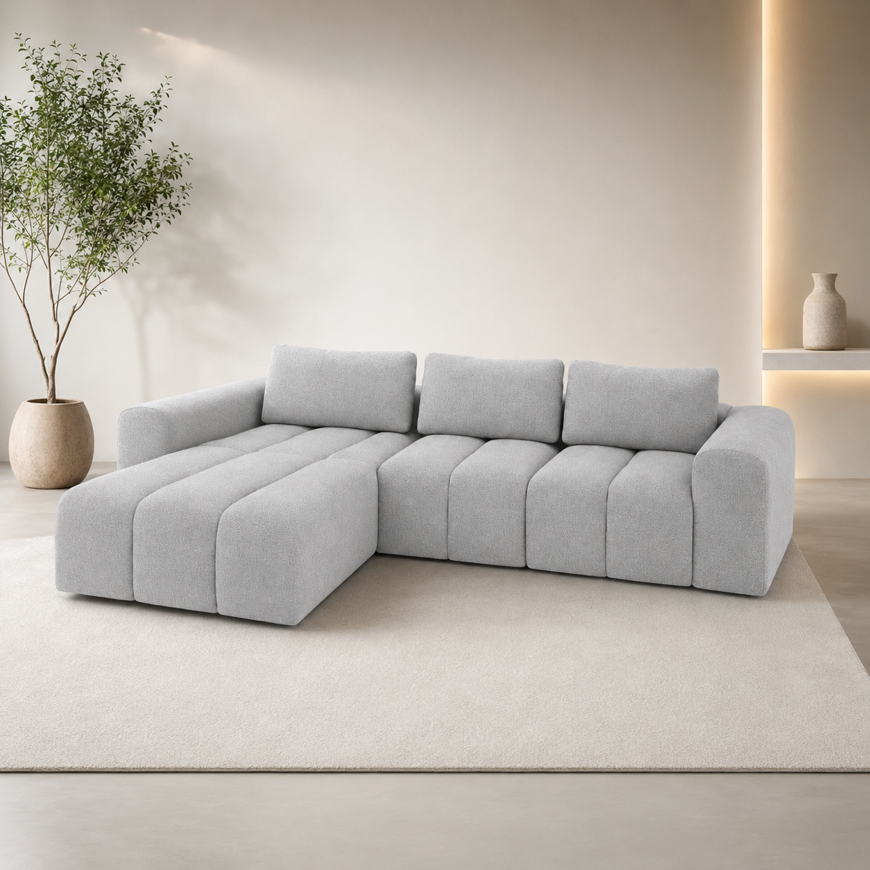 Sofá Seccional Modular Lumma con Chaise Izquierdo