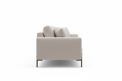 Sofa 2 plazas Estocolmo Pata Negra Minimalista
