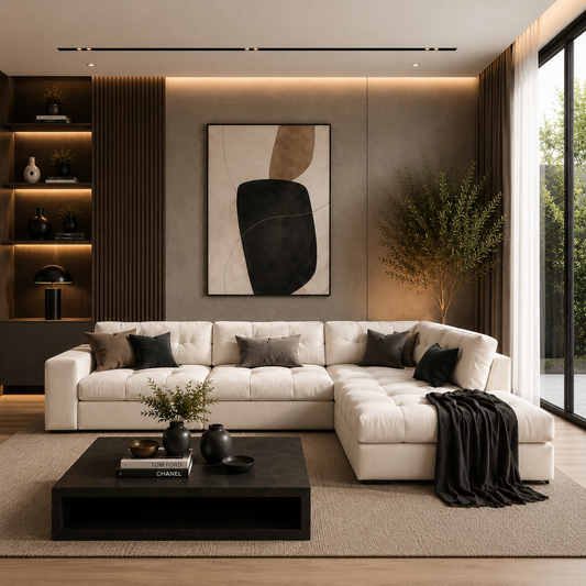 Sofá Seccional Esquinera Amsterdam | Chaise Derecho