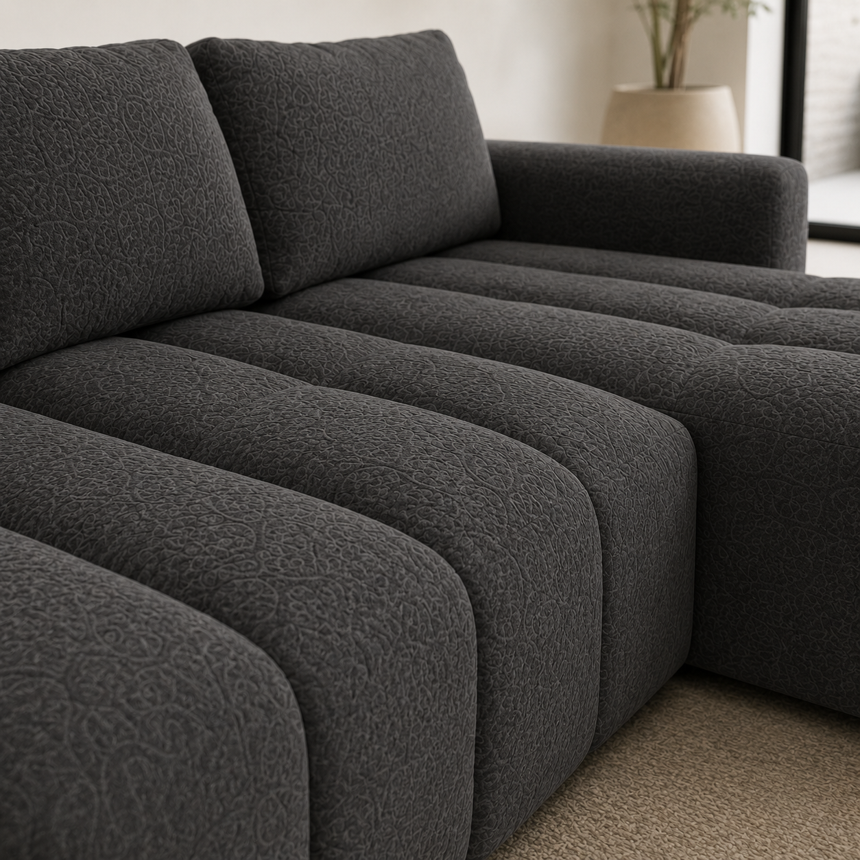 Sofá Seccional Modular Lumma con Chaise Derecho