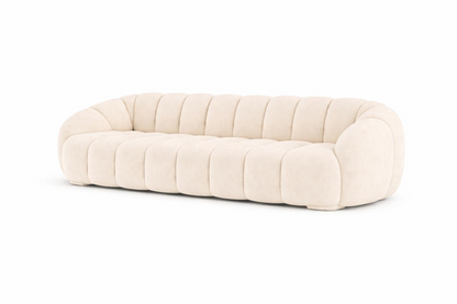 Sofa 3 plazas Lotto patas de Madera en acabado Natural