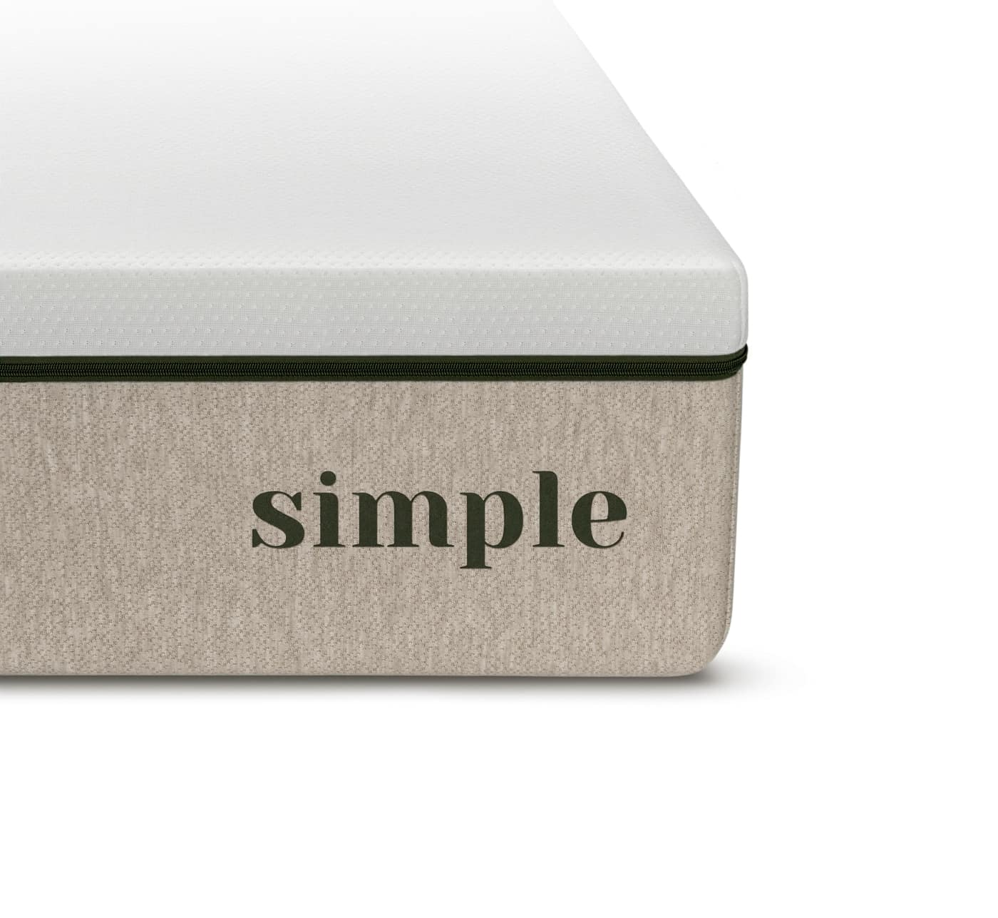 Colchón Simple Memory Foam - detalle esquina
