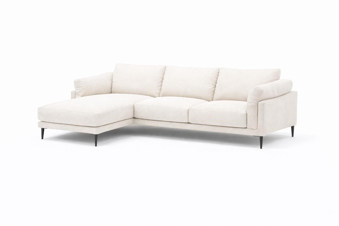 Sofá Seccional Moderno Milan con Chaise Longue Izquierdo