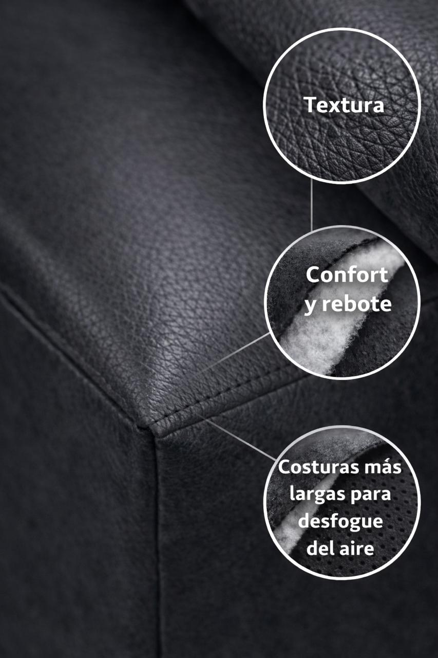 Sofá Vanta 3 plazas piel de Lujo