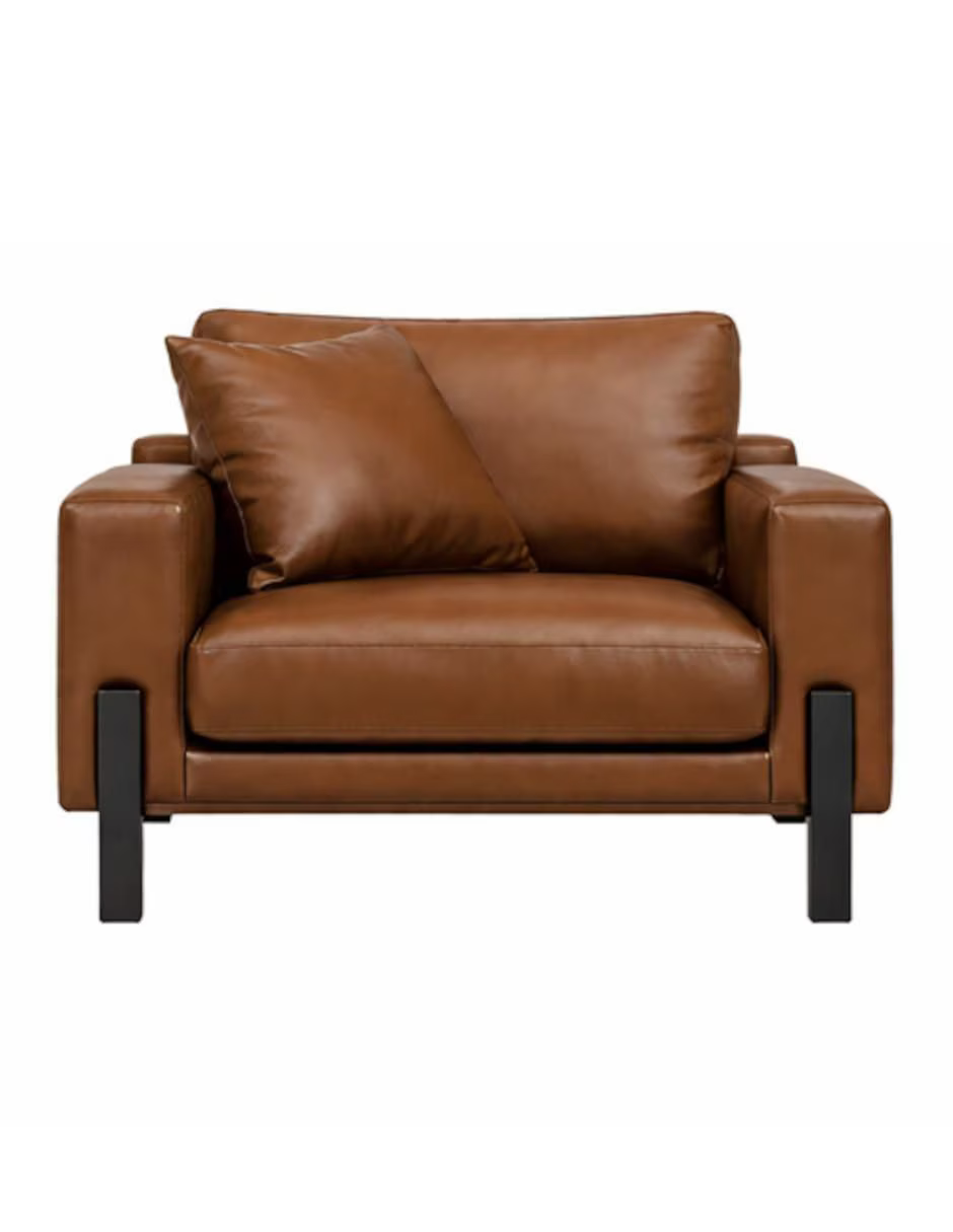 Sillón Estocolmo en piel y vinil