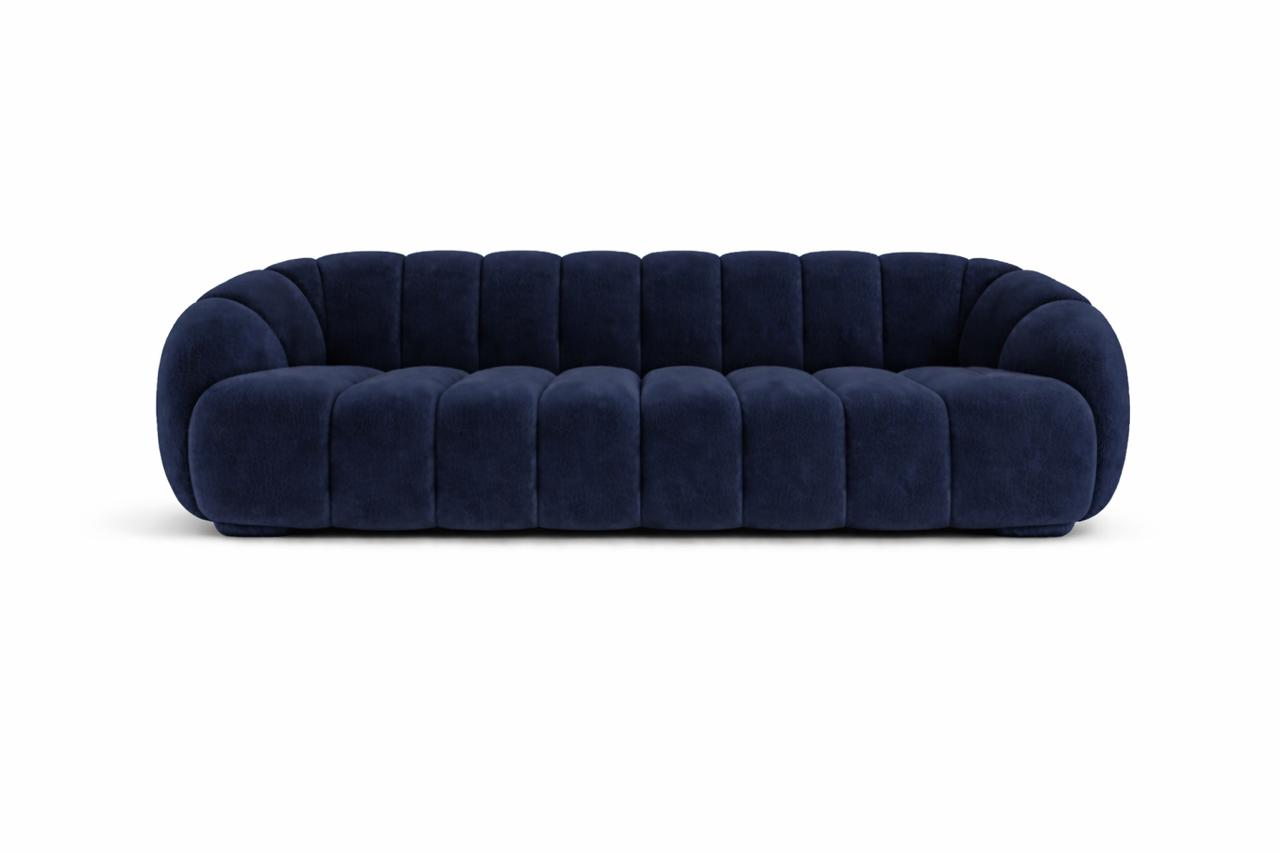 Sofa 3 plazas Lotto patas de Madera en acabado Natural