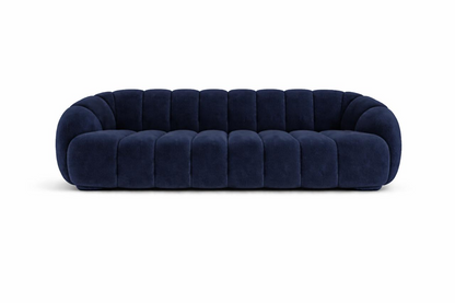 Sofa 3 plazas Lotto patas de Madera en acabado Natural