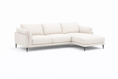 Sofá Seccional Moderno Milan con Chaise Longue Derecho