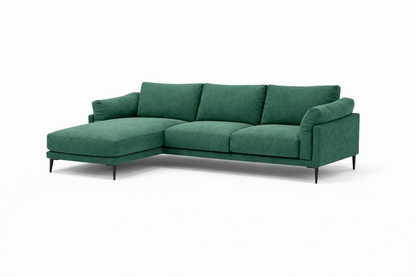 Sofá Seccional Moderno Milan con Chaise Longue Izquierdo