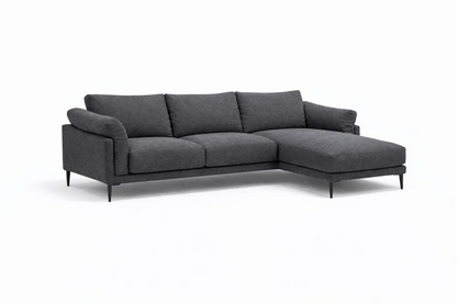 Sofá Seccional Moderno Milan con Chaise Longue Derecho