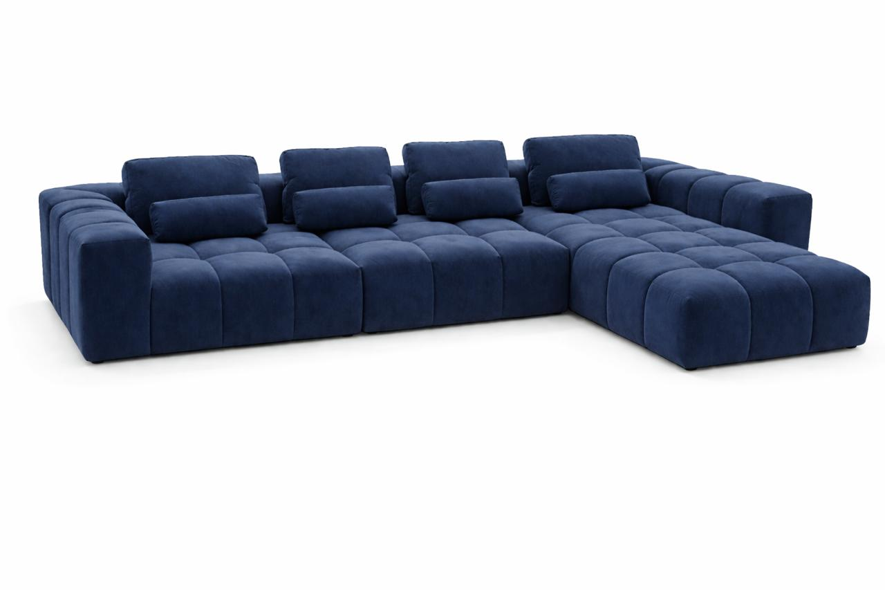 Sofá Modular en L con Chaise Longue Derecho – Capitoné