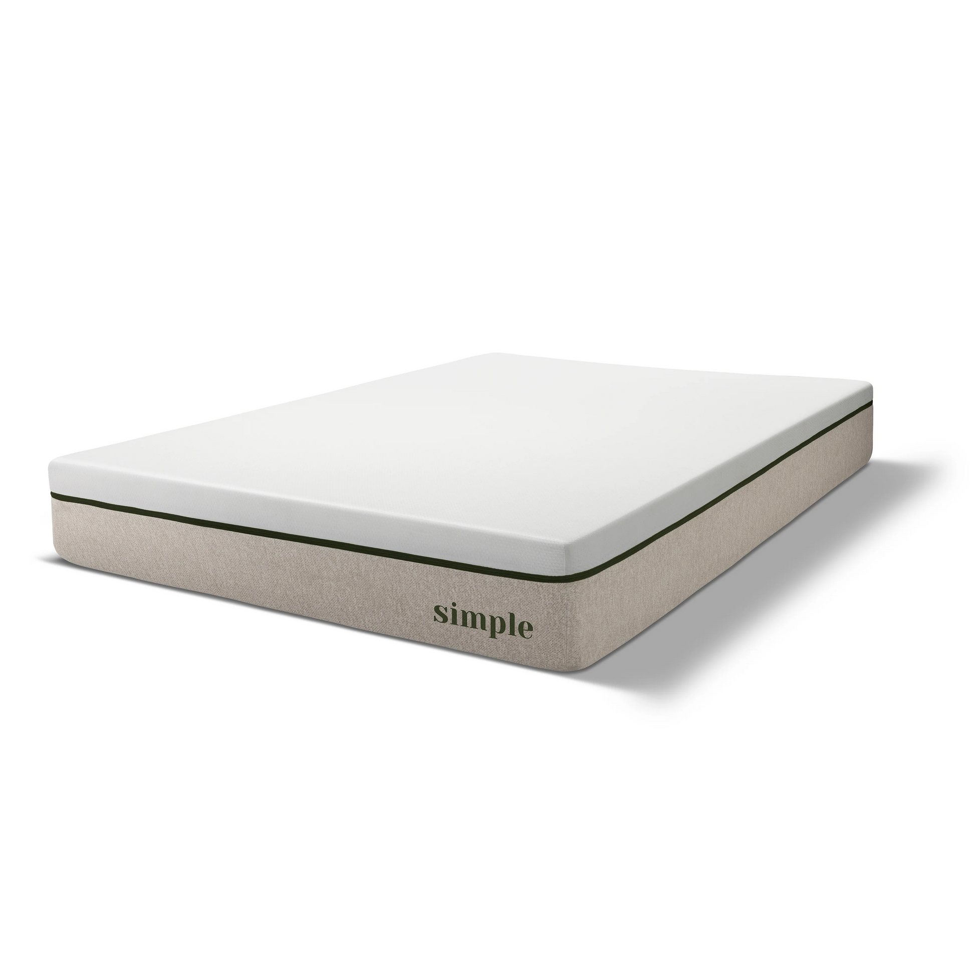 Colchón Simple Memory Foam - vista completa