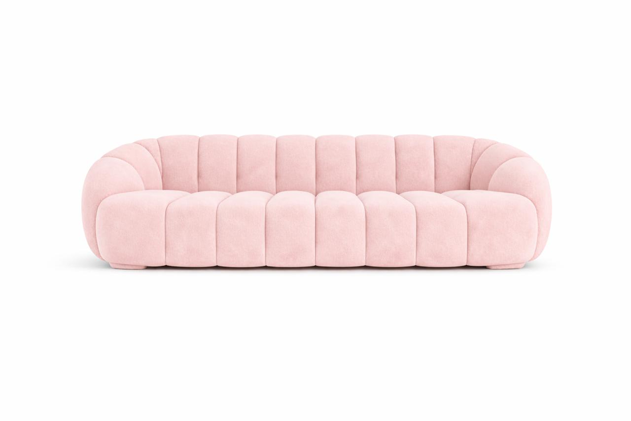 Sofa 3 plazas Lotto patas de Madera en acabado Natural
