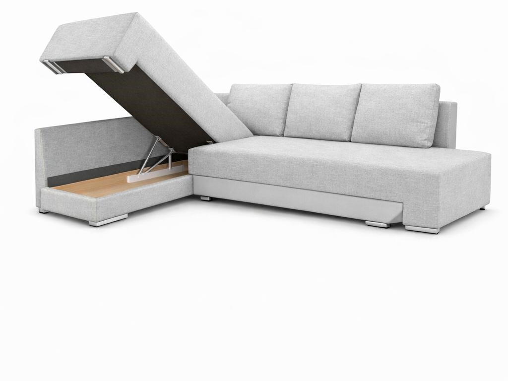 Sofá Seccional Polonia con Chaise Izquierdo y Almacenamiento