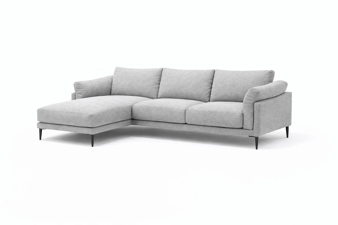 Sofá Seccional Moderno Milan con Chaise Longue Izquierdo