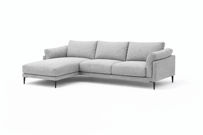 Sofá Seccional Moderno Milan con Chaise Longue Izquierdo