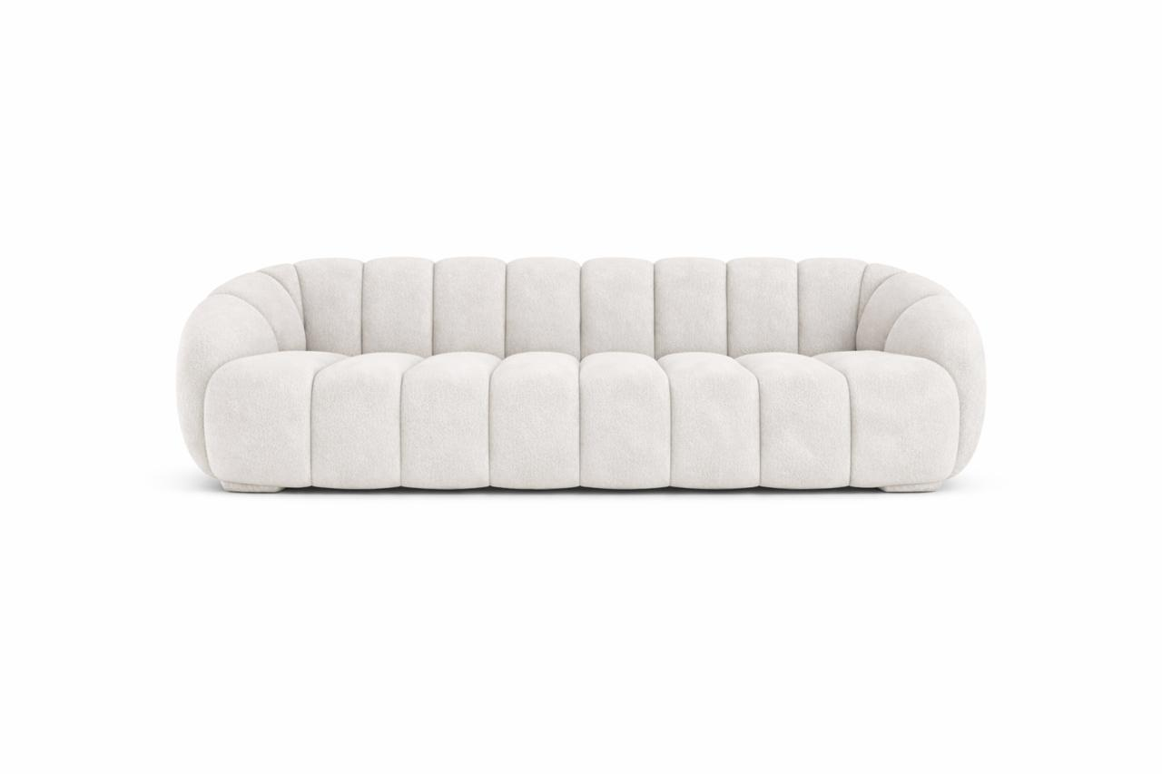 Sofa 3 plazas Lotto patas de Madera en acabado Natural
