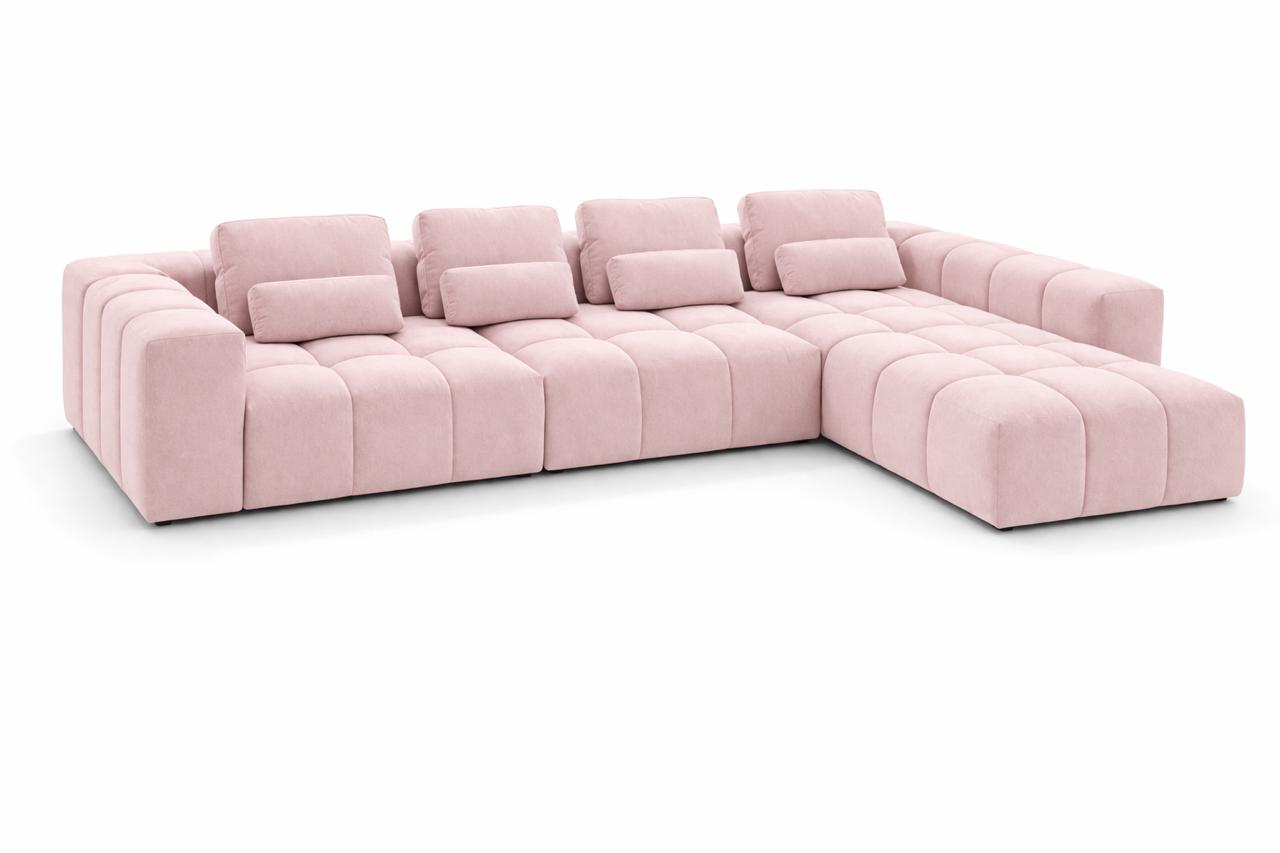 Sofá Modular en L con Chaise Longue Derecho – Capitoné