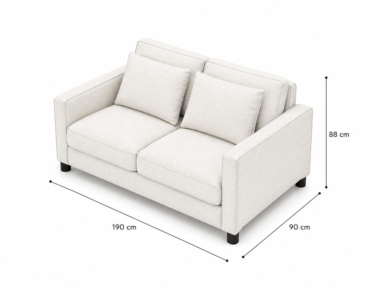 Sofa 3 plazas Modelo Edmonton