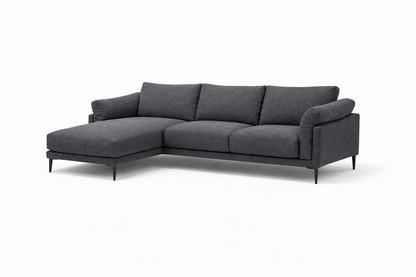Sofá Seccional Moderno Milan con Chaise Longue Izquierdo