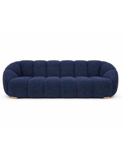 Sofa 2 plazas Lotto patas de Madera en acabado Natural.
