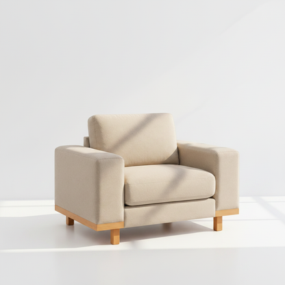 Sillón Kavala - Fondo minimalista con reflejo de sol