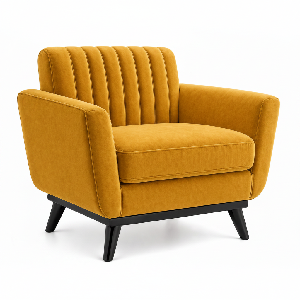 Sillón mostaza 1:1