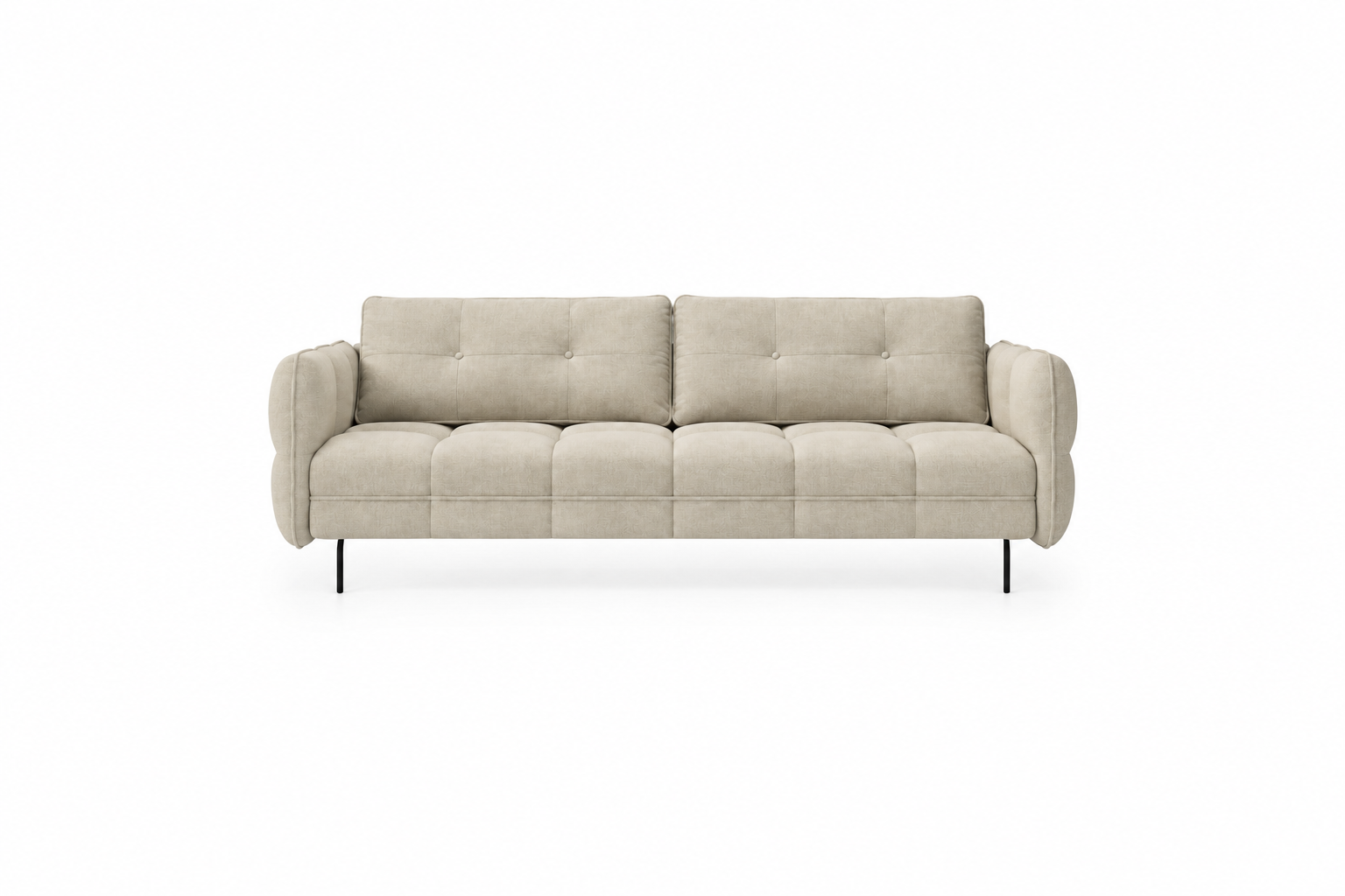 Sofá Siena beige claro con margen amplio
