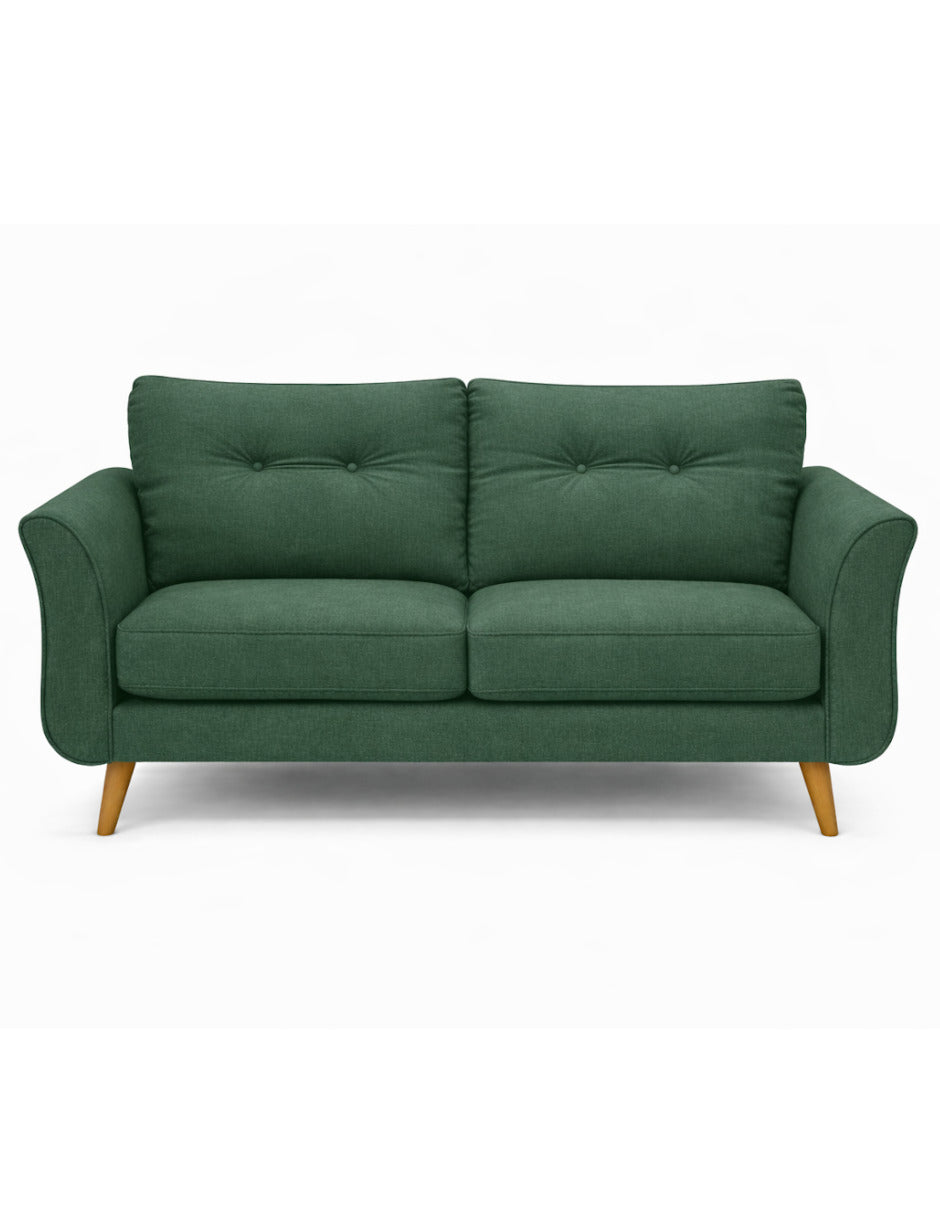 Sofa 2 plazas Montecarlo Verde Esmeralda